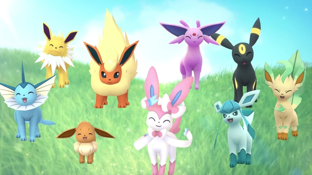 All Pokémon Go Eevee evolutions